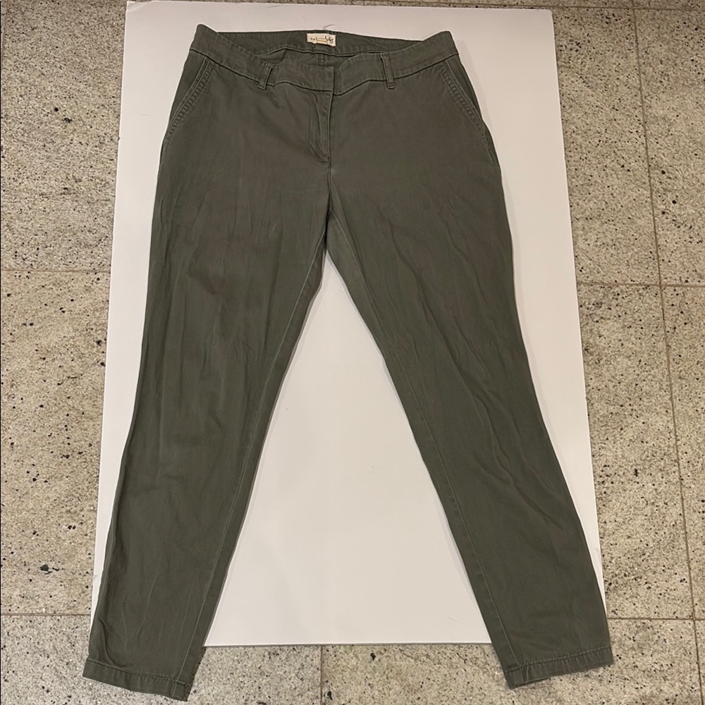 Mason Jules Olive Green Chinos, super soft straight leg pants